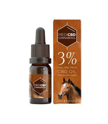 Huile de CBD 3% pour chevaux 10 ml